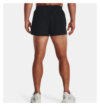 Under Armour Launch Perf Split Shorts Schwarz