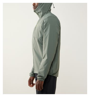 Haglöfs L.I.M Mimic Barrier Hood Jas Groen Heren