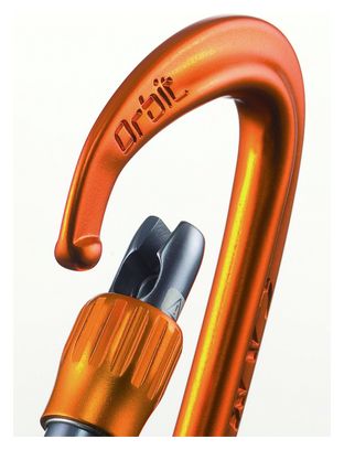 Camp Orbit Lock Orange Screwgate Carabiner