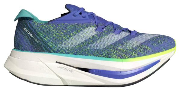 Chaussures Running adidas Adizero Prime X 2 Strung Bleu/Vert Unisexe