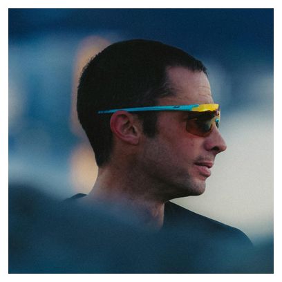 Julbo Faster L Kilian Jornet Reactiv 0-3 Sunglasses, Blue/Red