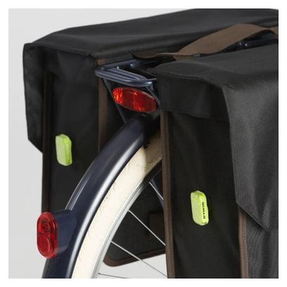 Elops 500 Pair of Bike Bags 2 x 20L Black