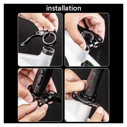Collier de serrage de tige de selle de vélo 31 8 mm pour vélo VTT