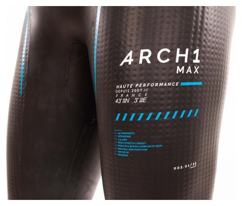 Z3rod Archi Max Neoprene Wetsuit Black/Blue Men's