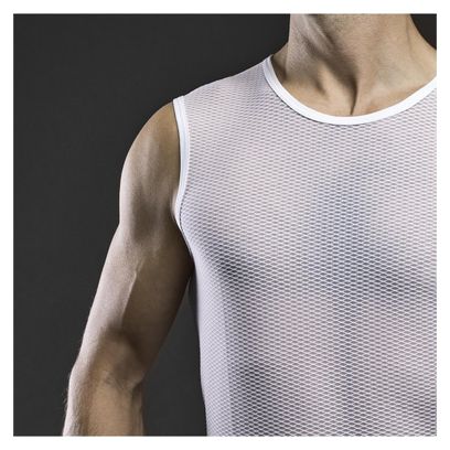 GripGrab Ultralight Sleeveless Mesh Baselayer White