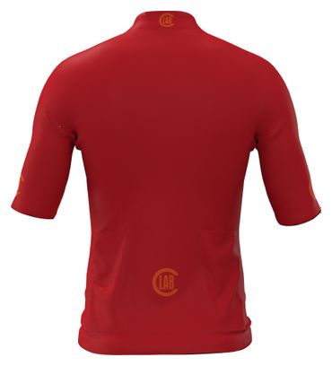 Maillot de Cyclisme Manches Courtes UNICA Rouge