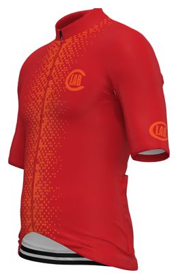 Maillot de Cyclisme Manches Courtes UNICA Rouge