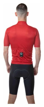 Maillot de Cyclisme Manches Courtes UNICA Rouge