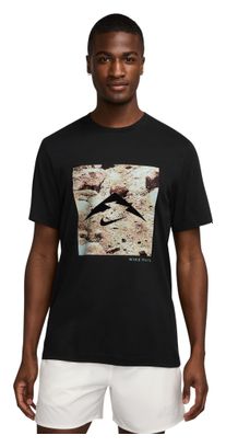 Nike Trail Energy T-shirt Zwart Heren