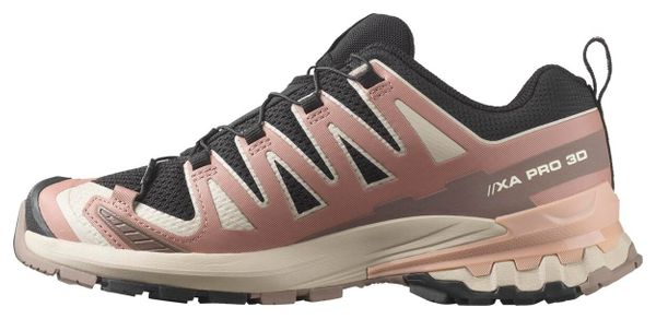 Salomon XA Pro 3D v9 Zwart/Beige/Rose Damesschoenen