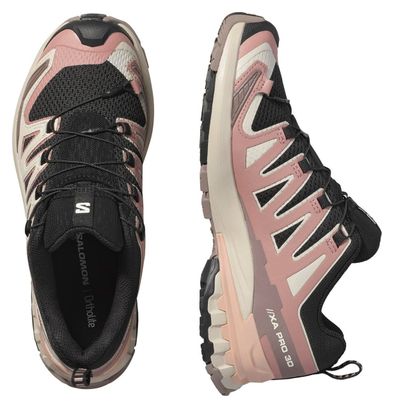 Salomon XA Pro 3D v9 Zwart/Beige/Rose Damesschoenen
