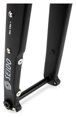 Fourche Rigide Seido RGT Carbon 700mm/27.5'' | 12x100 mm | Etrier Flat-Mount | Noir