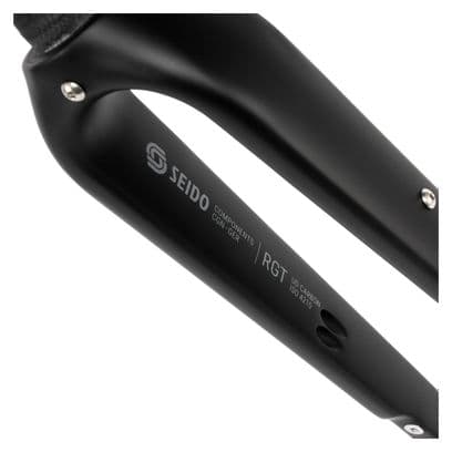 Fourche Rigide Seido RGT Carbon 700mm/27.5'' | 12x100 mm | Etrier Flat-Mount | Noir