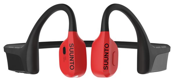 Casque à Conduction Osseuse Suunto Wing Lava Red - Rouge/Noir