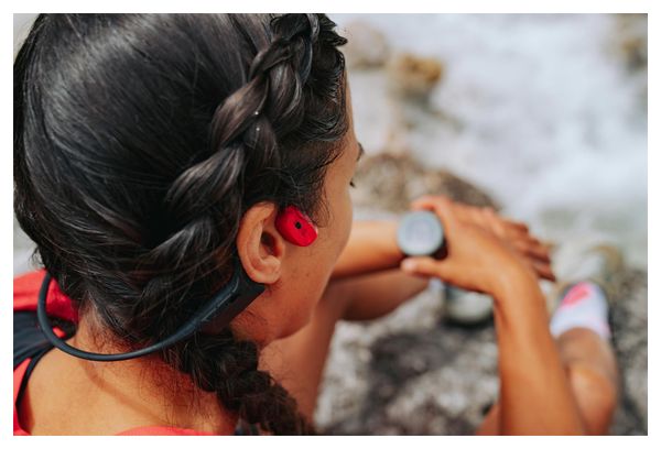 Casque à Conduction Osseuse Suunto Wing Lava Red - Rouge/Noir