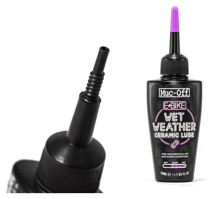 MUC-OFF E-bike Lubricante cerámico para clima húmedo de 50 ml