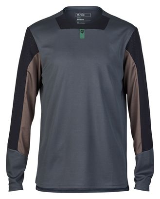 Fox Defend Long-Sleeve Jersey Gray