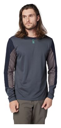 Fox Defend Long-Sleeve Jersey Gray