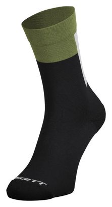 Calzini Scott Block Stripe Crew Nero/Verde