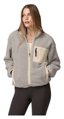 Veste Polaire Femme Patagonia Synchilla Gris/Beige