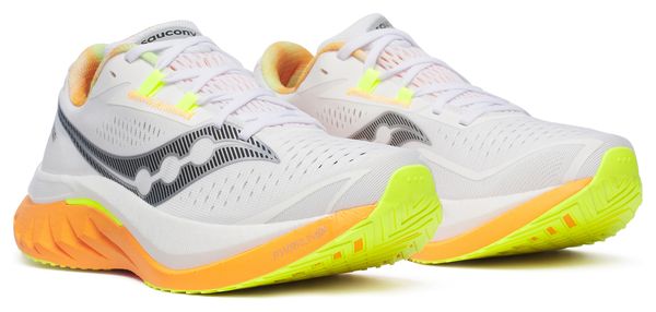 Chaussures Running Saucony Endorphin Speed 4 Blanc/Orange Homme