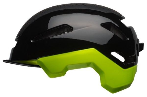 Casco Bell Hub Grigio Nero / Giallo Fluo