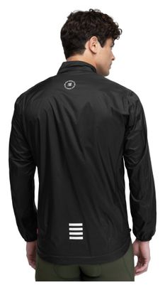 Veste de pluie vélo homme Cyclisme J2 Tourmalet Noir