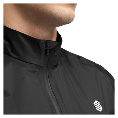 Veste de pluie vélo homme Cyclisme J2 Tourmalet Noir
