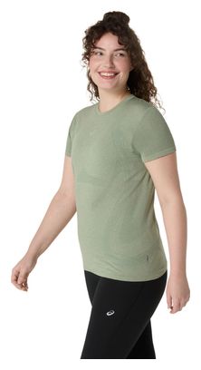 Maillot mangas cortas Asics Road Seamless Mujer Verde