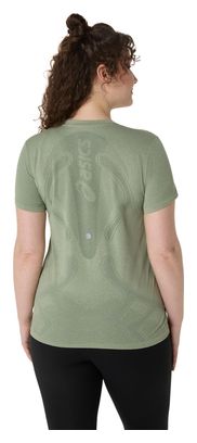 Maillot mangas cortas Asics Road Seamless Mujer Verde