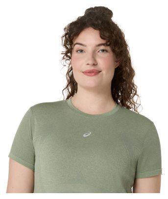 Maillot mangas cortas Asics Road Seamless Mujer Verde