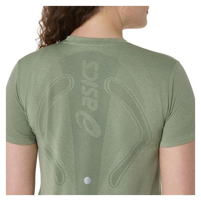 Maillot mangas cortas Asics Road Seamless Mujer Verde