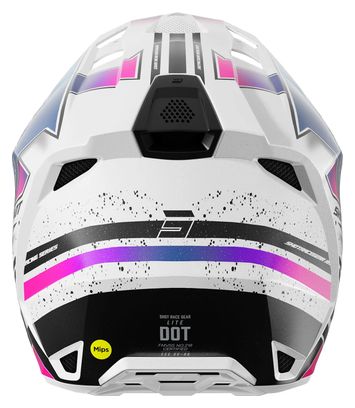 Shot Lite MIPS Full-Face Helmet in Racing White and Pink Pearly