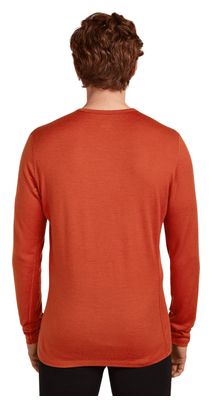 Baselayer Icebreaker Merino 200 Oasis Rouge Homme