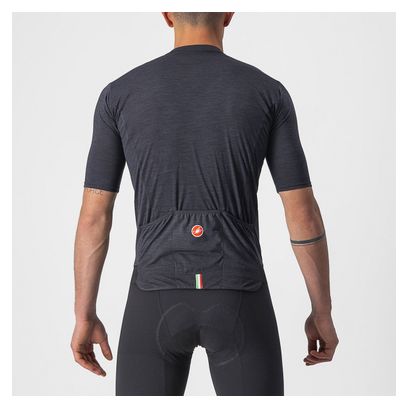 Maillot Manches Courtes Castelli Finisseur Noir