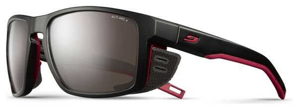 Julbo Shield Alti Arc 4 Sunglasses Black Pink - Grey