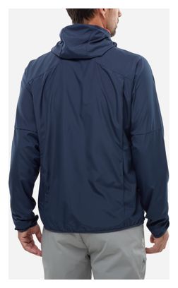 Giacca softshell Millet Parmelan Windbreaker blu da uomo