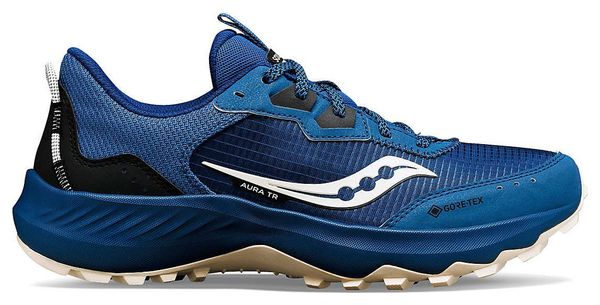 Zapatillas de trail para mujer Saucony Aura TR GTX Azules Alltricks.es