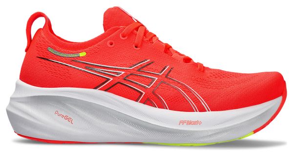 Asics Gel Nimbus 26 Rot Weiß Damen Laufschuhe