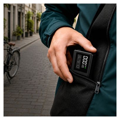 Pompe à vélo électrique - Mini compresseur d'air 120 PSI - Toutes les valves