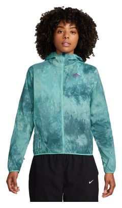 Veste coupe-vent Nike Trail Repel Vert Femme