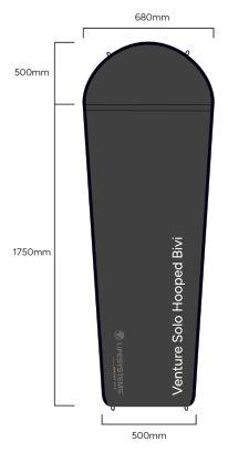 Tente LifeSystems Venture Solo Hooped Bivi - abri compact - Gris