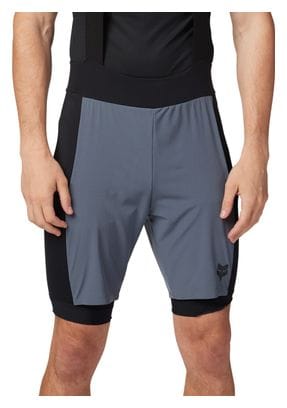 Fox Cargo Flexair Ascent Grey Bib shorts