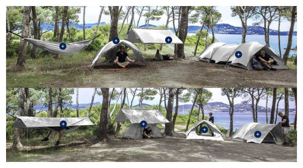 Modular Tent Qaou Beluga White