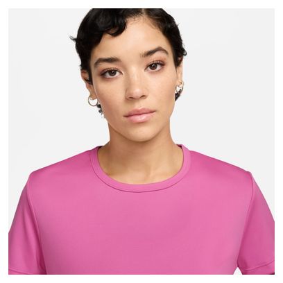Maillot de manga corta Nike Tempo Swoosh Run Rosa, Mujer