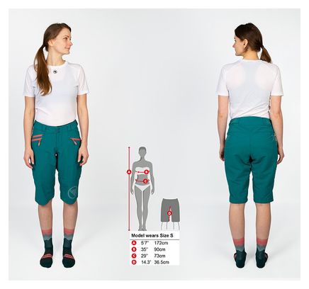 Pantalón corto mujer Endura SingleTrack II camuflaje negro