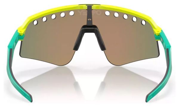 Oakley Sutro Lite Sweep Tennisbal Bril Geel / Prizm Ruby / Ref