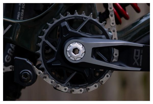 Vis de Pédalier auto-extractrice OAK pour Sram DUB M18/M30 Argent