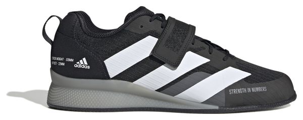 adidas Running Shoes Adipower Weightlifting Black White Unisex