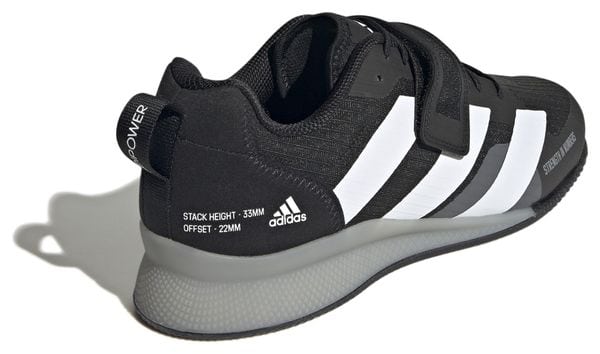adidas Running Shoes Adipower Weightlifting Black White Unisex